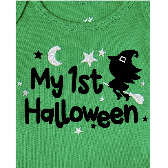 Baby Girls First Halloween Witch Costume Tutu & Headband Outfit 2Pc Set Size 24M - Picture 2 of 3